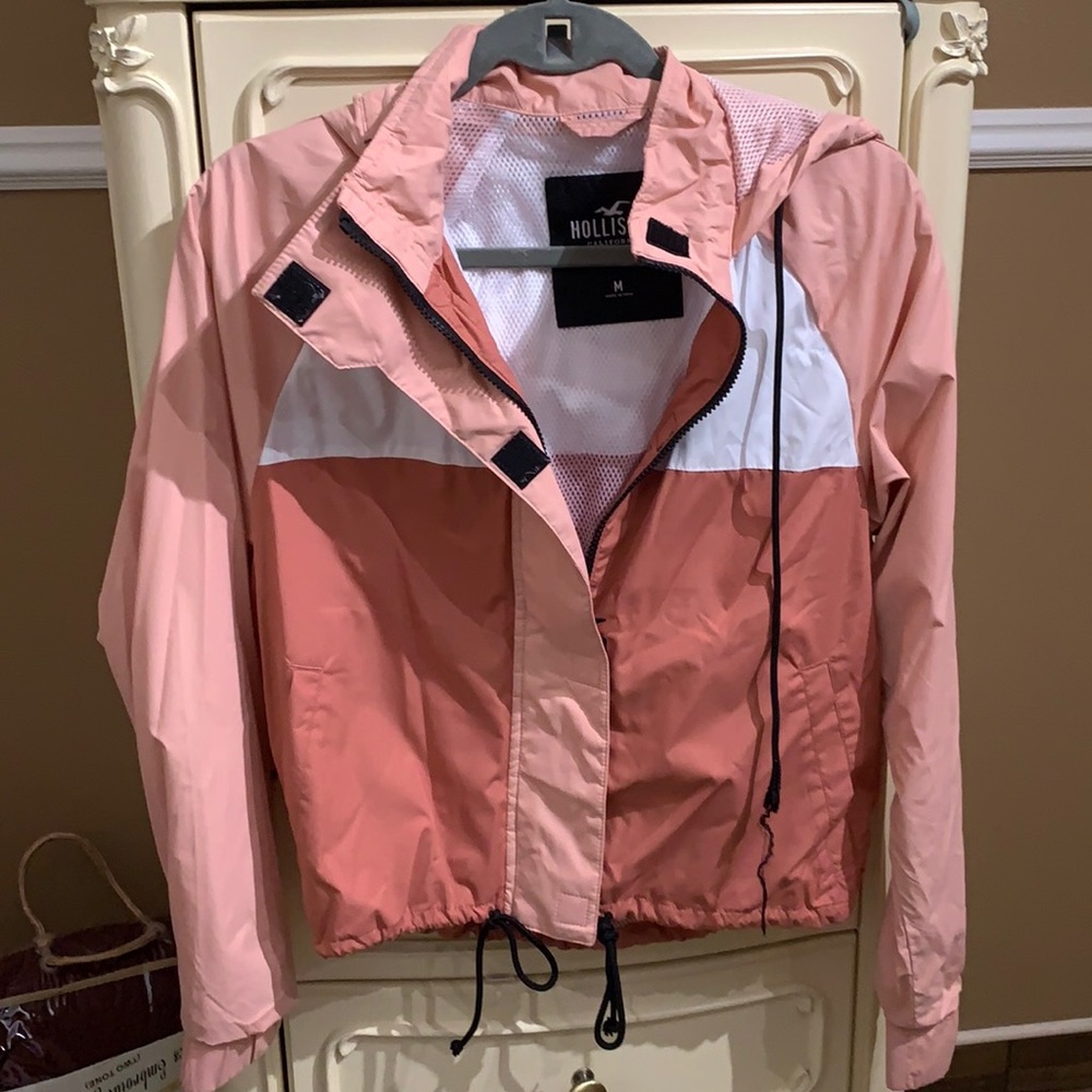 Trendy colorblock windbreaker jacket